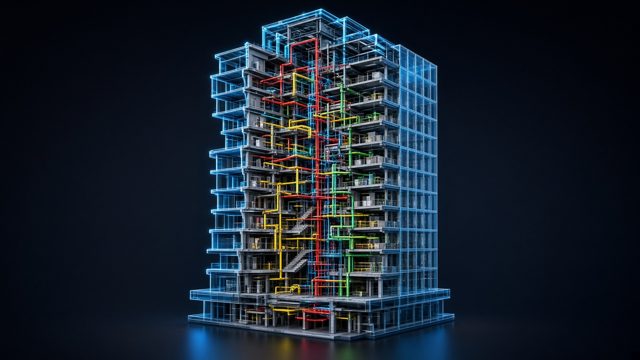 BIM मॉडलिंग सेवाएँ – CAD BOLT का LOD 100–350 Revit मॉडल